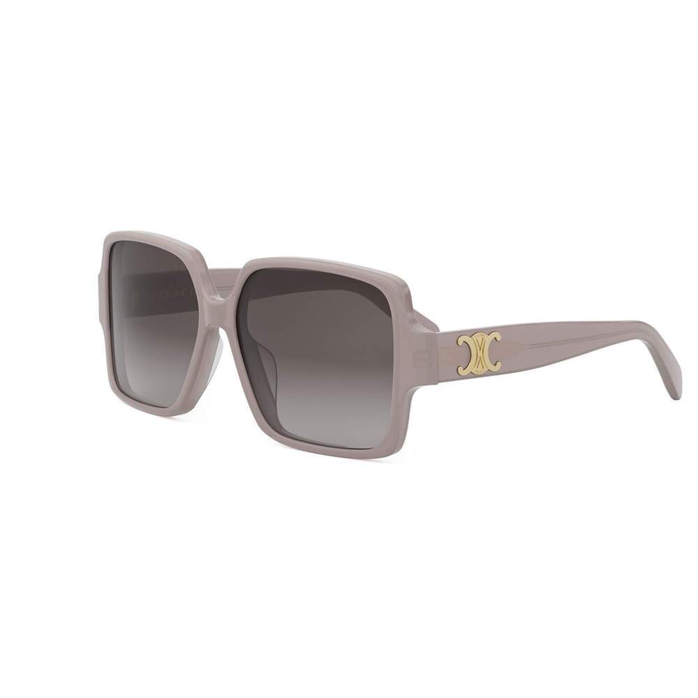 Celine CL40316U Sunglasses Shiny Light Brown Acetate/Metal